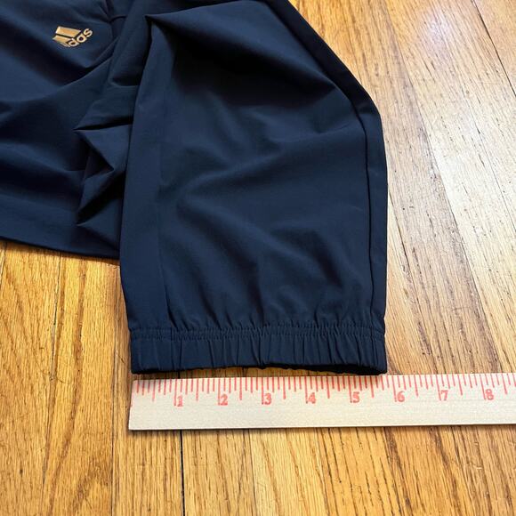 Adidas Pants Womens Medium Zoe Saldana Collection Joggers Active Navy - Picture 10 of 10